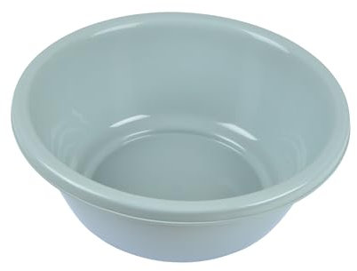 Homéa, Cuenca Redonda de Plástico 6L D32 x 13 cm Azul Escarabajo