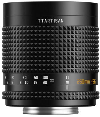 TTARTISAN 250mm F5.6 Reflex Camera Lens for M42 Mount Full Frame Manual Focus Lens Doughnut Bokeh