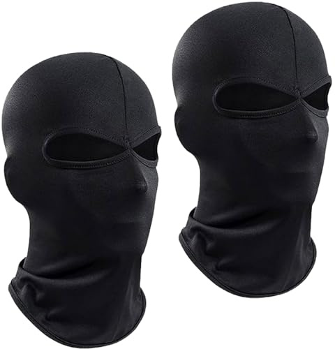 SSKHE Sturmhaube Motorrad, Doppelloch Balaclava, Männer und Frauen Sturmhaube
