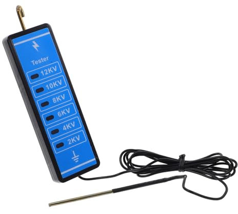Angoily Elektrischer Zaun Spannungsmesser Präzises Messgerät Für Elektrozaun-tests Einfach Abzulesen Für Landwirte Steigerung Effizienz Zaunwartung