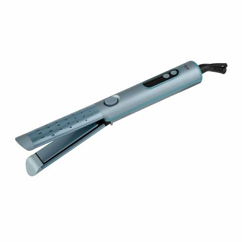 JATA JBPP1588 - Plancha Pelo y Rizador 2 en 1 con Tecnología Cool Air. Planchas de Pelo Cerámicas Flotantes. Para TODO tipo de Pelo. 4 Temperaturas. Resultados Profesionales. Desconexión Automática