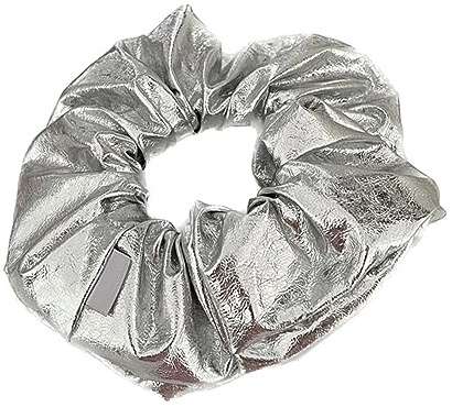Haargummis aus Lackleder, dick, Hochsteckfrisur, übergroß, Haargummi, Haarclip, Pferdeschwanzhalter für Damen
