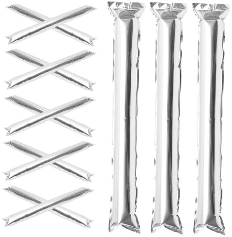 INOOMP Pcs Inflatable Cheering Sticks Noise Sticks for Concerts Sports Events and Parties Lightweight Reusable for Spirit and Fun