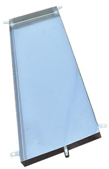 Bandeja de Goteo Robusta de Acero Inoxidable 201 para Aire Acondicionado, 110 x 50 cm, Inoxidable, soldada con precisión, Ideal para Sistemas de Bomba de Calor de Exterior, solución de drena