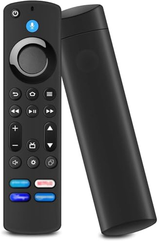 Ersatz-Sprachfernbedienung (3. Generation) – Kompatibel mit FIRE’TV Stick (2./3. Generation)/TV Sticks (unterstützt 4K, 4K Max, Lite, HD)/FireTv Cube (2./3. Generation) usw. – Mit Sprachsteuerung