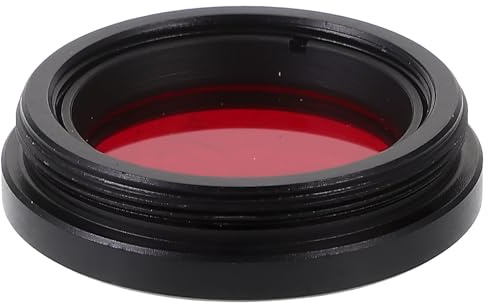 HEALSOPTHY Filtro e Vetro Rosso per Lega di Alluminio Telescopio 1,25 Pollici Migliorando Contrasto Dell'immagine Compatibile e'aperto per L'osservazione Planetaria