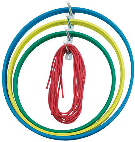 Sport-Tec Aufhängevorrichtung für Gymnastikreifen Wandhalter Wandhalterung Hula-Hoop