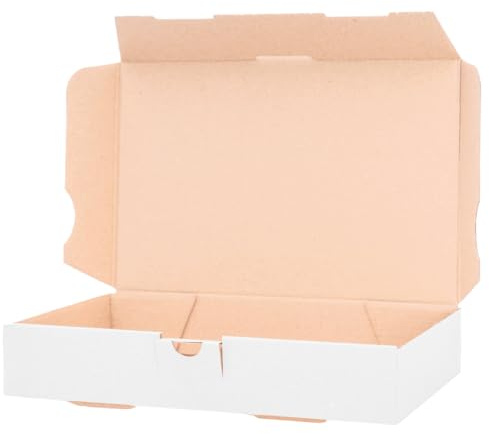10 Maxibriefkartons Außenmaß 240x160x45mm | Innenmaß: 230 x 155 x 41 mm Weiss Versand Post Faltschachtel MB-3 Karton