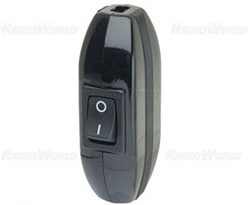 In-line Lamp Light Rocker Switch 6A / 250v 3-core Lighting Table Light Inline Small Appliance