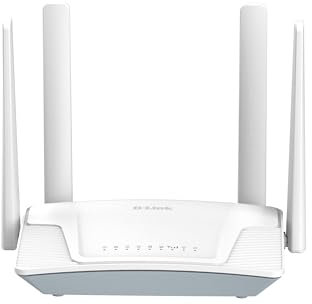 D-Link G403C Router 4G LTE N300, con download fino a 150 Mbps, Wi-Fi N300, Porte LAN fast Ehernet, WAN Failover, WPA3, Sbloccato