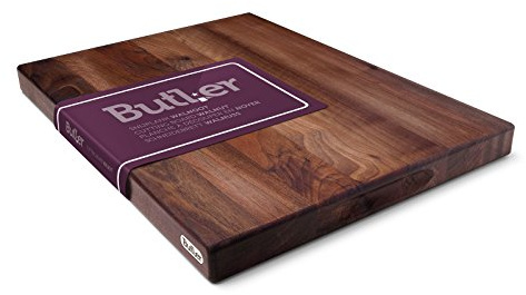 Butler Planche à découper en Noyer (40 x 30 x 3 cm)
