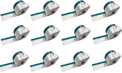 Profi Masker Tape mit Gewebeband 55cm Folie x 20m | UV-beständig | Abdeckfolie, Folien-Masker mit Steinband, Kombi Mask Tape, Folie mit Klebeband (12)