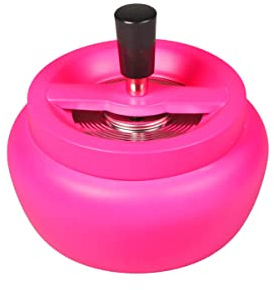 Drehascher bauchig neon pink matt 13 cm