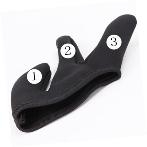 Beaupretty 1pc Hairdressing Finger Cover Heat Resistant Barber Gloves Curling Iron Glove Heat Resistant Gloves Protection Finger for Sublimation Warm Straighten Protector