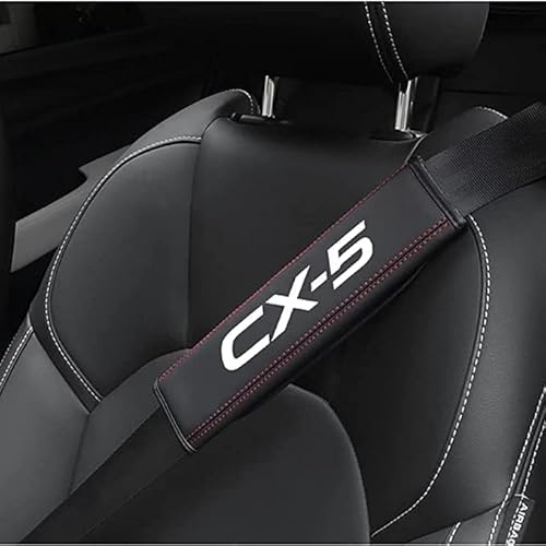 Set de 2 Almohadillas para Cinturón de Seguridad para Mazda CX-5, Protector Cinturon Coch Almohadillas para Cinturón de Seguridad de Coche