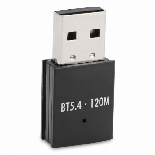 Adaptateur Bluetooth USB 5.4 pour PC (récepteur et émetteur) - portée 120m, Compatible 11/10/8.1, pour Clavier, Souris et Casque