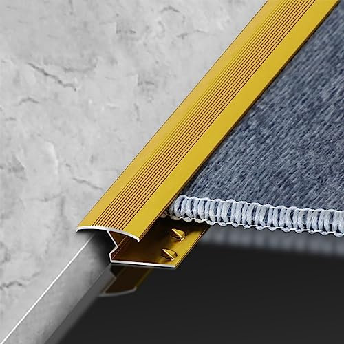 Teppichrandstreifen, Teppich Zu Holzteppichrandstreifen, Z-Form-Türschwellenstreifen Aus Metall, Fliesen-Hartholzrandstreifen/Bodenverbindungsstreifen, Zuschneidbar/D