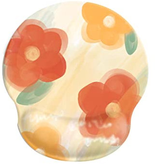 Mouse Pad Tapis De Souris Tapis De Souris Ergonomique avec Support De Repose-Poignet en Gel Tapis De Souris Mignon Base Antidérapante Convient Au Bureau Cadeau Gamer