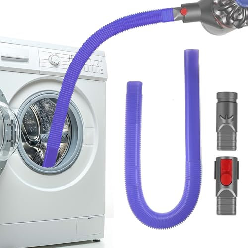 Dryer Vent Cleaner Kit Compatible with Dyson V6 V7 V8 V10 V11 V12 V15 Cordless Vacuum, Dryer Vent Vacuum Hose Attachment, Cleaning Tools for Dryer Vents, Crevice Tool for Corners & Gaps Cleaning
