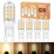 G9 LED Light Bulbs Dimmable 5W - 5Pcs, Warm White 3000K, 500LM, Equivalent to 45W G9 Halogen Bulb, Energy Saving Bulb, CRI>80, 360° Beam Angle, No Flicker, for Home Lighting, Crystal Chandelier