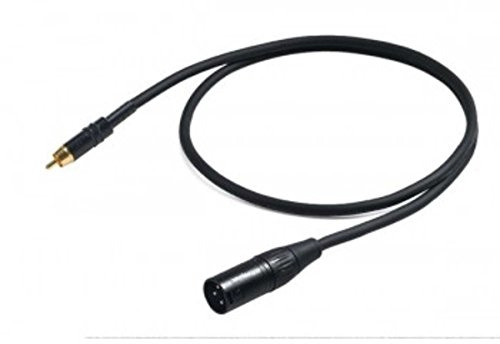 PROEL CHLP260LU15 Cavo Audio Plug RCA a Cannon 3P XLR Maschio 1,5mt