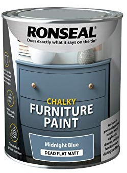 Ronseal RSLCFPCC750 750 ml kalkig möbelfärg – lantlig bomull 750ml Midnattsblå