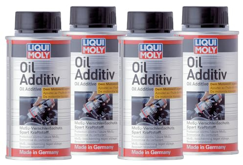 Liqui Moly 4X 1011 Oil Additiv Öl Zusatz MoS2 Verschleissschutz Öl-Additiv 125