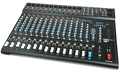 Studiomaster Club XS16+ · Mesa de mezclas