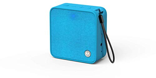 Motorola Sonic Boost210 - Wireless Bluetooth Lautsprecher - 3,5mm AUX, für Smartphone/Tablet/MP3 geräten - Mikrofon für Anrufe/Amazon Alexa/Siri/Google Assistant - Blau