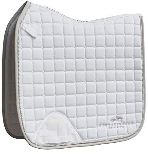 Schockemohle Power Pad Dressage Saddle Pad White/Silver WB (Full)