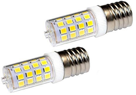 HQRP 2 pcs 220V E17 Dimmable Ampoule à LED Blanc Froid compatible avec LG 6912W1Z004B Ampoule micro-ondes Replacement
