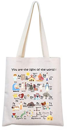 Bibel Alphabet Tote Bag Christliche Lehrer Geschenk Sonntag Schule Lehrer Tasche Christliche Lehrer Geschenk Pastor's Wife Geschenk, Handtasche