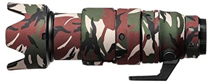 easyCover - Lens Protection Camouflage Cover - Objektivschutz - Schutz für Ihr Kameraobjektiv - Nikon Z 100-400mm f/4.5-5.6 VR S - Grüne Camouflage