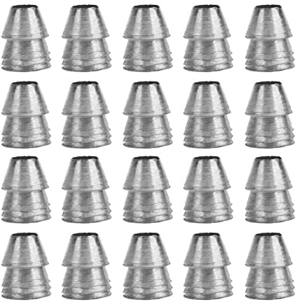 20 St Säkerhetsrunda Handtagskilar Stålhammarhandtag Klyvkilsats Hammarhandtagskilsats för Yxklohammarsläde (Diameter 10 mm / 0,39 tum)
