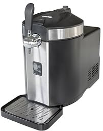 Unold Chilled Beer Dispenser Franzl 48975 - Built-in Compressor - 3x CO2 Cartridges - Draught Beer at Home - Keeps Fresh for up to 4 Weeks