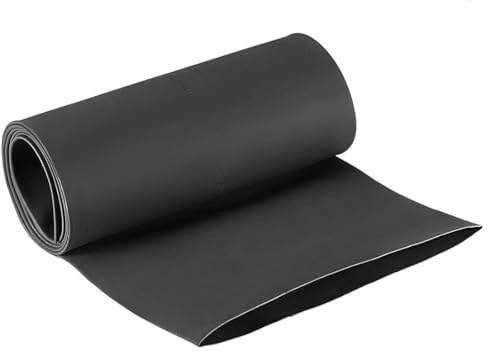 Unifizz Heat Shrink Tubing 100mm Dia 162mm Flat Width 2:1 Ratio Shrinkable Tube Cable Sleeve 1m - Black