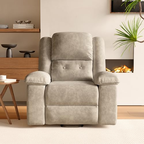 Sillón Eléctrico de Masaje Relax Con Función Reclinable, Vibración y Calefacción Para TV - 160° (Tejido Marrón - B)