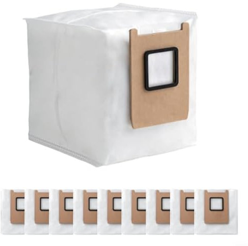 EXTRWORY Replacement Dust Bags for eufy for Omni E25 E28 Robot Vacuum Non Woven Fabric Household Cleaning Accessory(10 Pack)