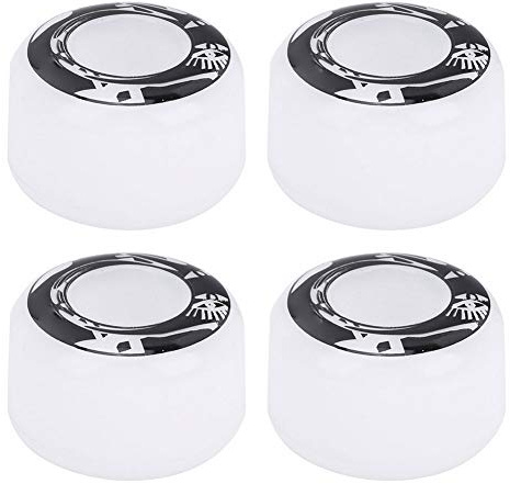 Ausla 4 St Skateboardhjul 54 Mm PU Gatu- Rullskridskohjul för Cruiser Longboard Trick (Vit med bild)