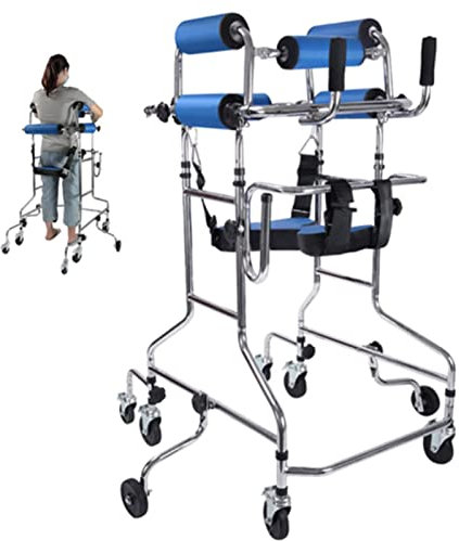 Deambulatori Rollator, Passeggino Da Interno, Carrello Per Camminare, Supporto Per Stare In Piedi, Portatile Per Adulti, Anziani, Altezza Regolabile, Ausilio Per Camminare Per Disabili, 150-