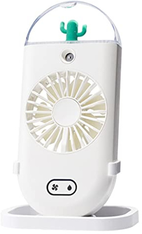 GMBYLBY Ventilateur à eau USB rechargeable 3 vitesses réglables pour filles femmes cadeau