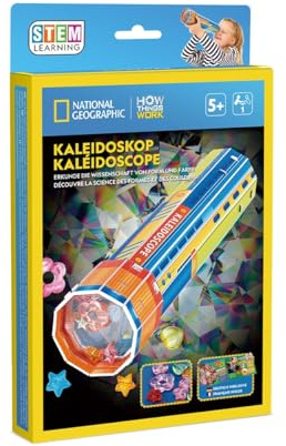 CubicFun 661117 - Kit de Construction - Kaléidoscope - Kit de Bricolage - Aspect lumière et Couleurs - Kit d'expérimentation pour Enfants à partir de 5 Ans