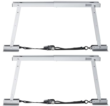 VEVOR Stabilizzatore per Paraurti per Camper, Set di Supporto per Caravan Rimorchi e Semirimorchi, Cavalletti di Sostegno per Auto, Altezza Regolabile da 304,8 a 711,2 mm, Peso di 2,8 kg, 2 pz