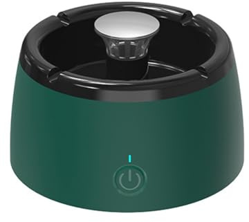 Gettimore Purificador de aire para eliminación de humo con tecnología de iones negativos, batería de 2000 mAh, alimentado por USB, tamaño compacto para uso en casa, oficina, coche, color negro