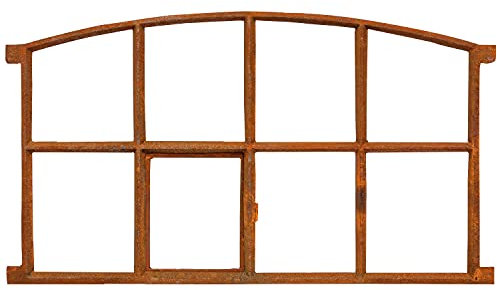 Fenster zum Öffnen Rost Stallfenster Eisenfenster Eisen 74cm Antik-Stil (e)