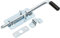 KOTARBAU® Garagentorriegel Bolzenriegel Verzinkt Silber mit Gummigriff 220 mm