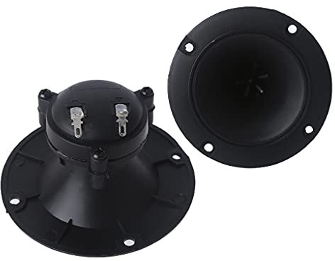 Max-Tonsen 1 par de Altavoces de Audio de 96mm Tweeter piezoeléctrico Altavoz piezoeléctrico Agudo portátil 3 Pulgadas de diámetro 9mm bocina de Alta Potencia