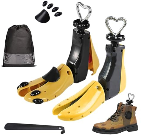 JJZENKD Schuhdehner für Damen und Herren, 2 Stück Schuhdehner Schuhweiter Einstellbare Breite und Länge, Schuhspreizer für Stiefel, Wanderschuhe, Boots und Sneaker (36-41)