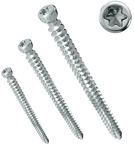 PARCO fönsterramskruvar Maxx 7,5 x 252 mm - 100 Stück