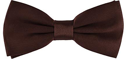 Ladeheid Children Kids Boys Bow Tie M (10cm x 5cm, Brown)